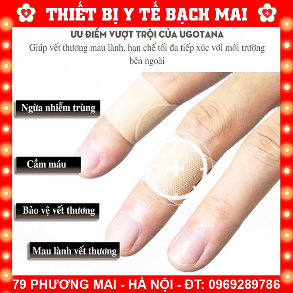 Băng Dính Cá Nhân Y Tế UGOTANA Lẻ - Hộp (19x72mm)