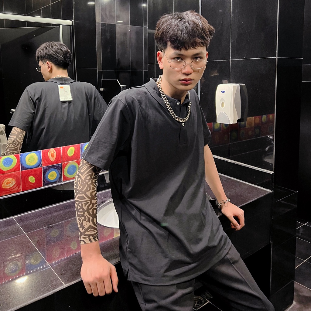 Áo Polo Cộc tay Cotton Cá sấu Basic Nam nữ Hàng thiết kế