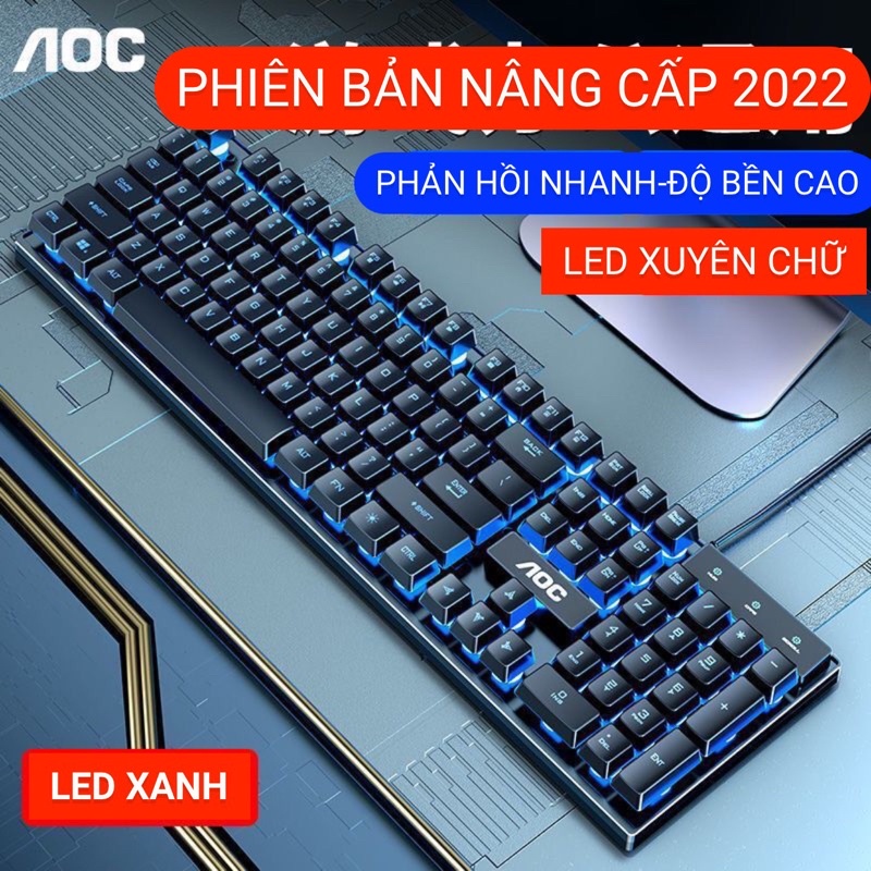 Bàn Phím Kèm Chuột Giả Cơ Có Dây Gaming Tích Hợp Đèn Led, Ánh Sáng Rực Rỡ Dùng Cho Laptop Và PC | BigBuy360 - bigbuy360.vn