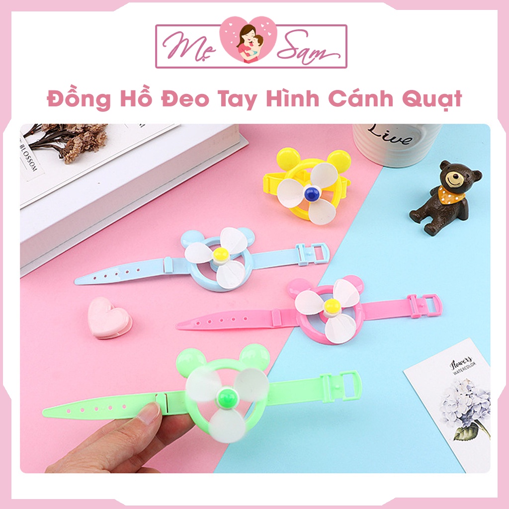 Đồng hồ đeo tay cho bé hình cánh quạt đồ chơi dễ thương vui nhộn Shop Mẹ Sam