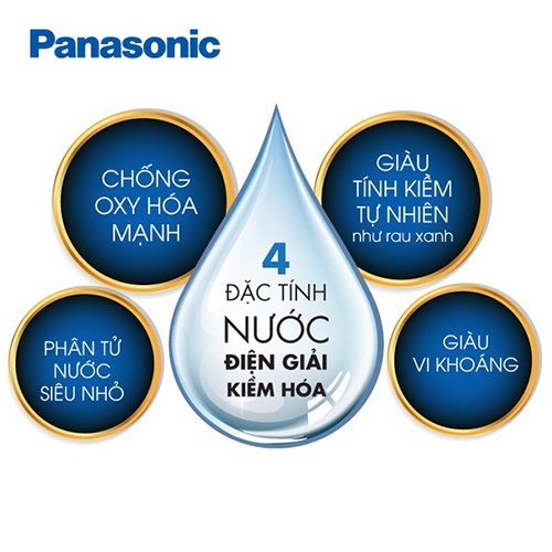 Máy Lọc Nước Điện Giải Ion Kiềm PANASONIC TK-AS45 - Tạo ra 5 loại nước ion