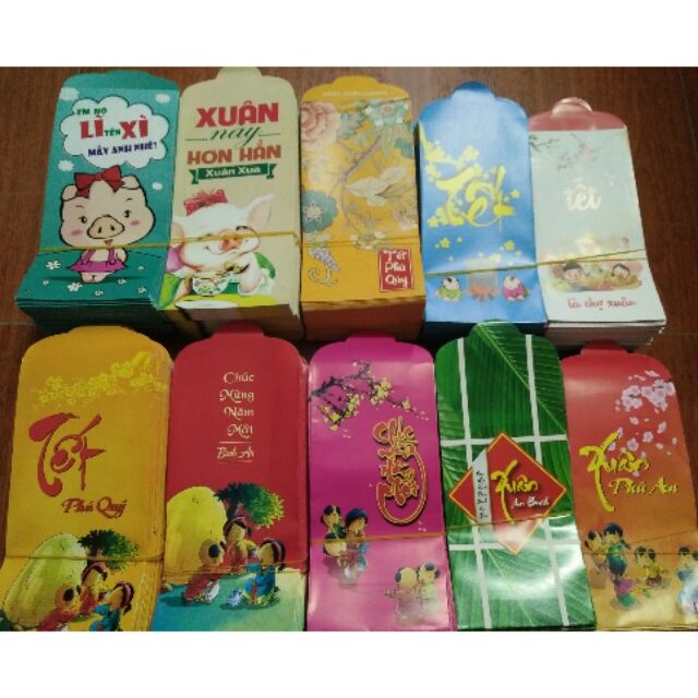 10 chiếc Lì xì tết 2020