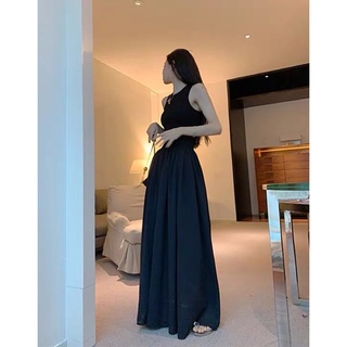 [Order- Sẵn] Đầm midi dáng dài sát nách