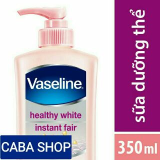 VASELINE Sữa Dưỡng Thể Trắng Da Tức Thì 350ML