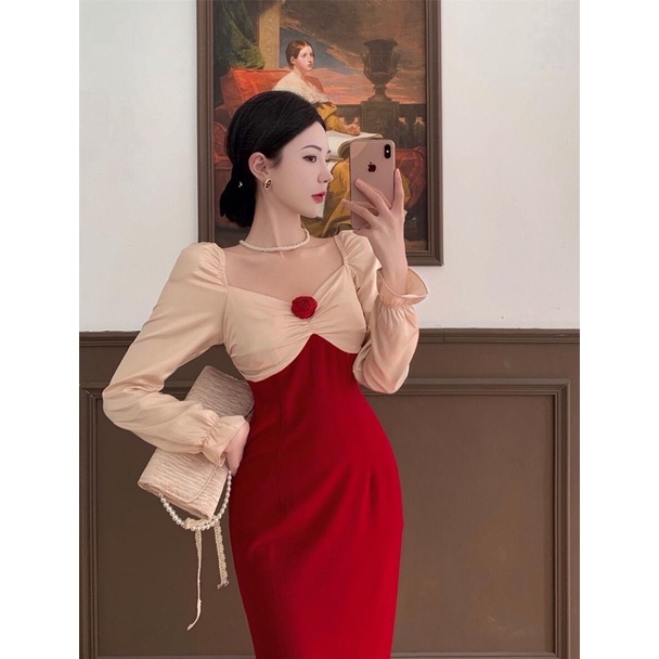 Đầm Ôm Body Nơ Ngực Tôn Dáng Chân Dài [ kèm video] | BigBuy360 - bigbuy360.vn