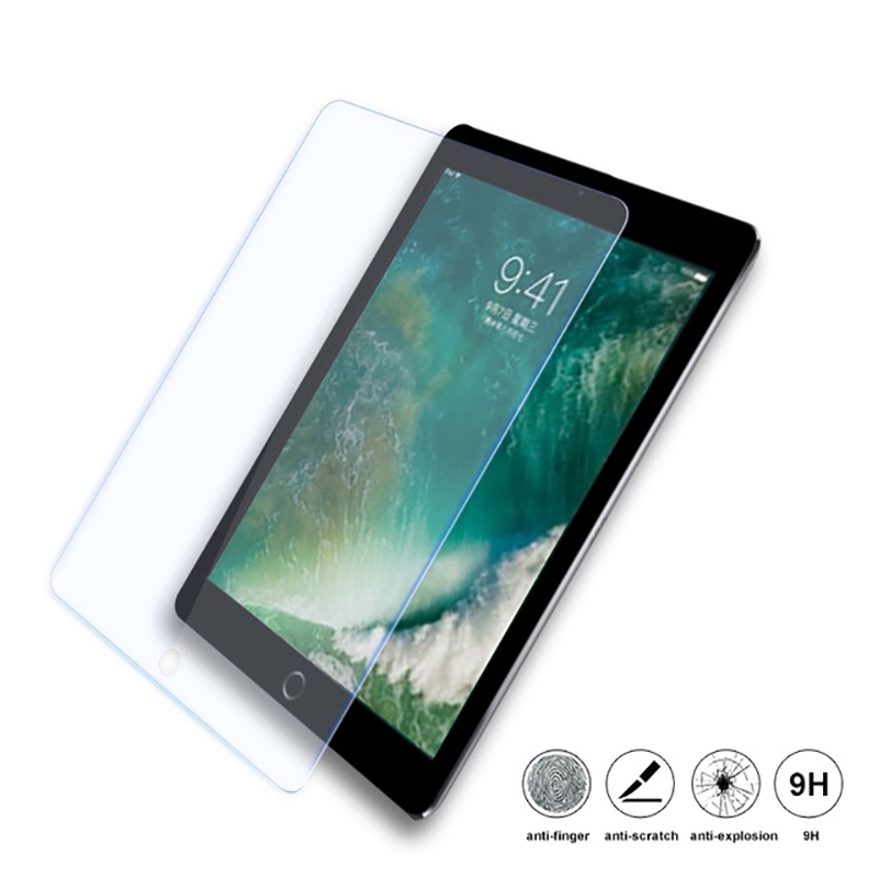 Kính cường lực 9H không bám dấu vân tay cho Ipad Air 2 7 8 6 5 4 3 2 Mini 5 4 3 2 1  2018 2017 Pro 9.7 11 10.2 10.5 inch