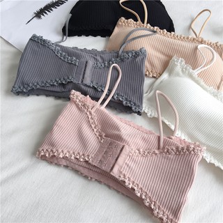 Áo bra 2 dây cotton tăm siêu mát