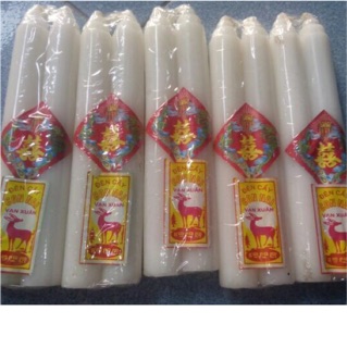 6 cây nến to  dài 20cm