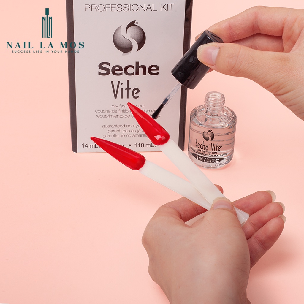 Set sơn bóng Seche Vite nhập khẩu USA chính hãng - Top bóng nhanh khô nhất Thế giới cho sơn thường (Kit 118ml và 14ml)