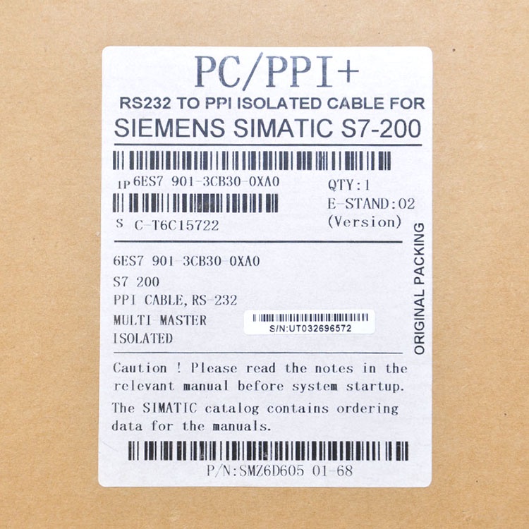 Cáp Truyền Dữ Liệu 6ES7901-3CB30-0XA0 Cho Siemens S7-200 PLC