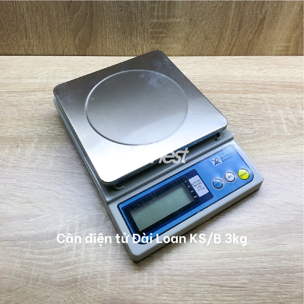Cân điện tử Đài Loan KS/B định lượng 1g đến 3000g (3kg), độ chính xác cao