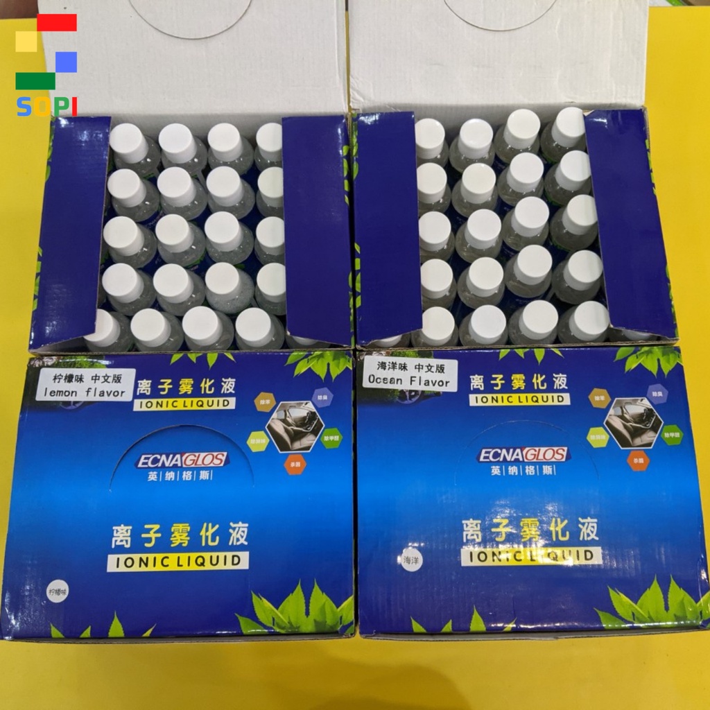 Dung Dịch Khử Mùi Nano Bạc, Dùng Cho Máy Khử Mùi Ô Tô, Khử Mùi Phòng Ngủ Tạo Khói Thùng 30 chai/100ml. SONETS
