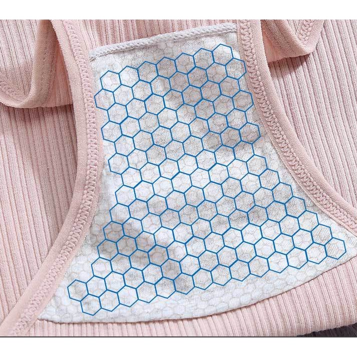 Quần Lót Nữ Cotton Đẹp Cao Cấp Thấm Hút Mồ Hôi Siêu Co Giãn Dây Eo CT07 - Her Sleepwear