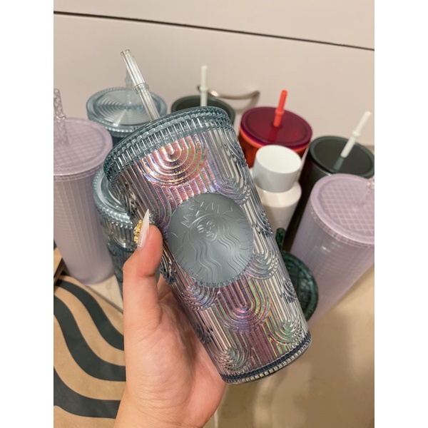 Ly Cold Cup Vỏ Sò Xanh Starbucks Usa 2022