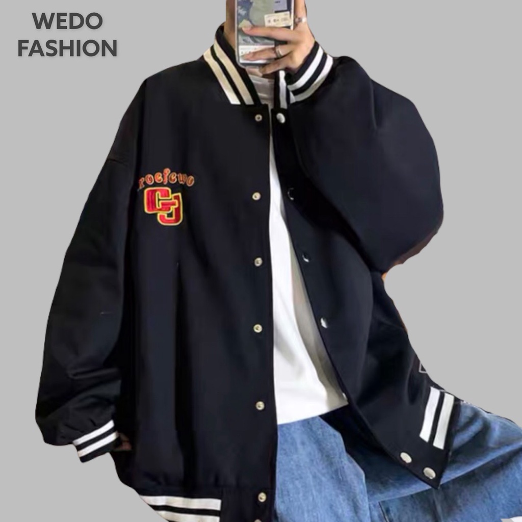 Áo khoác bomber nam nữ vải dù freefew G9 phong cách cá tính WEDO