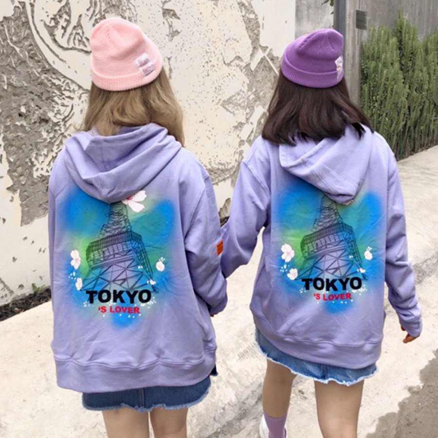 ÁO HOODIE - ÁO KHOÁC NỈ NGOẠI Tokio Lover (HD1390 - 4 Màu) | WebRaoVat - webraovat.net.vn