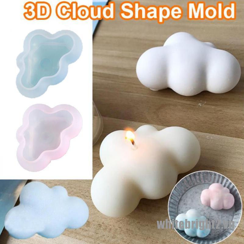 Khuôn Silicone Hình Đám Mây Cho Xà Phòng / Diy