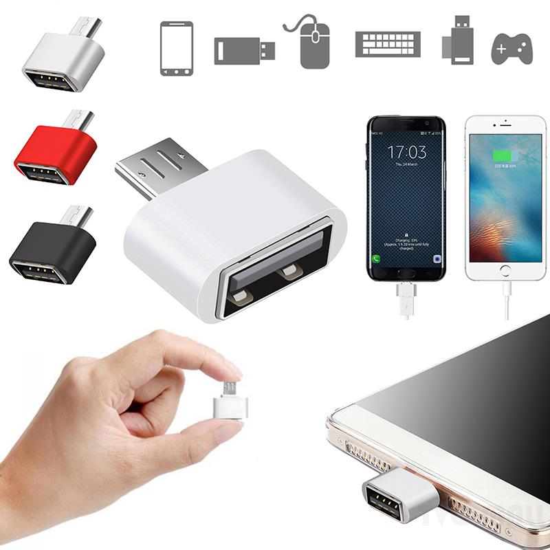 Micro USB 2.0 to USB Converter for Tablet PC Mini Card Reader OTG Adapter