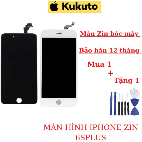 MÀN HÌNH IPHONE ZIN 6SPLUS.TẶNG BỘ TUA VÍT 9 MÓN KUKUTO | BigBuy360 - bigbuy360.vn