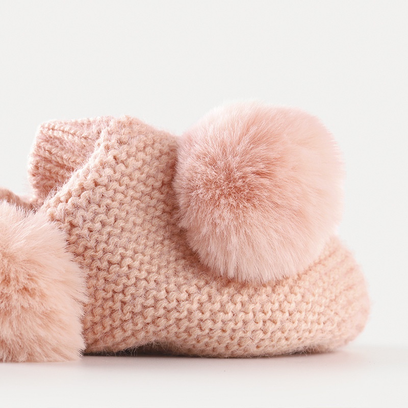 Mũ len dày giữ ấm mùa đông cho bé từ 3-12 tháng tuổi