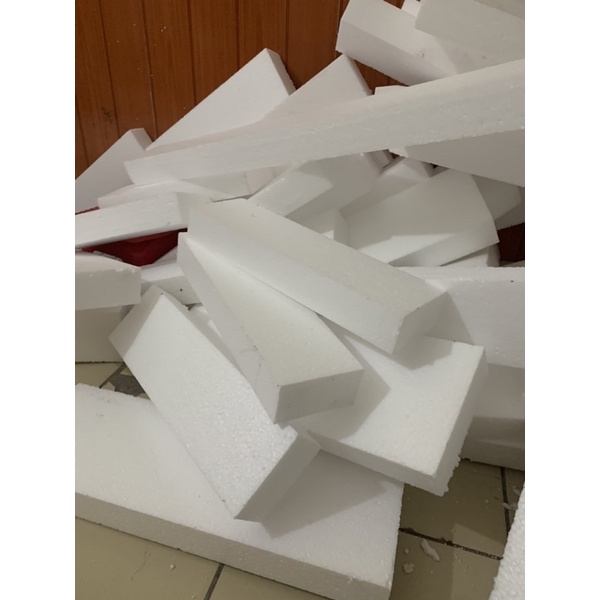 Cốt xốp cắm hoa giả, hoa sáp,  xốp thanh cắm hoa dày 5cm kích thước 10x50cm