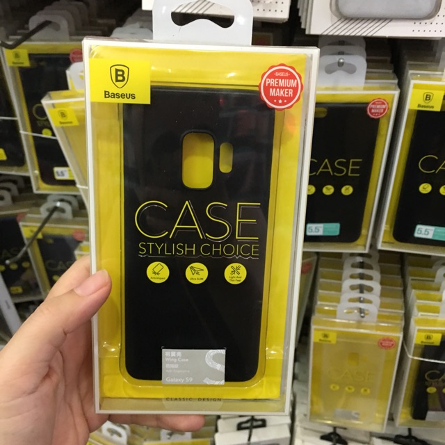 Ốp dẻo màu hãng baseus cho samsung S9