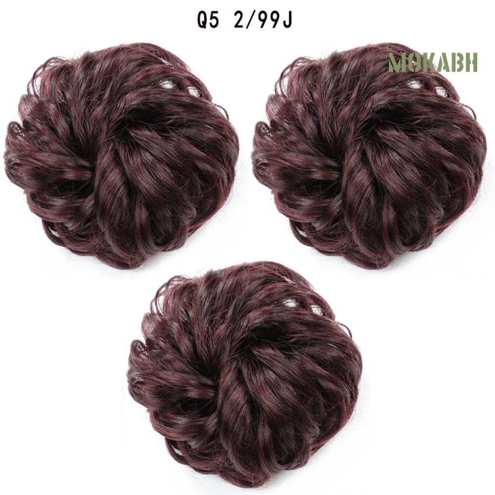 Búi Tóc Giả Xoăn Dài Gợn Sóng Cho Nữ