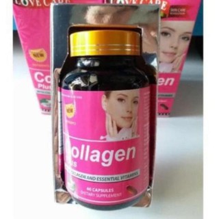 Collagen plus đẹp da, sáng da - collagen + c nhau thai cừu sữa ong chúa 60 viên