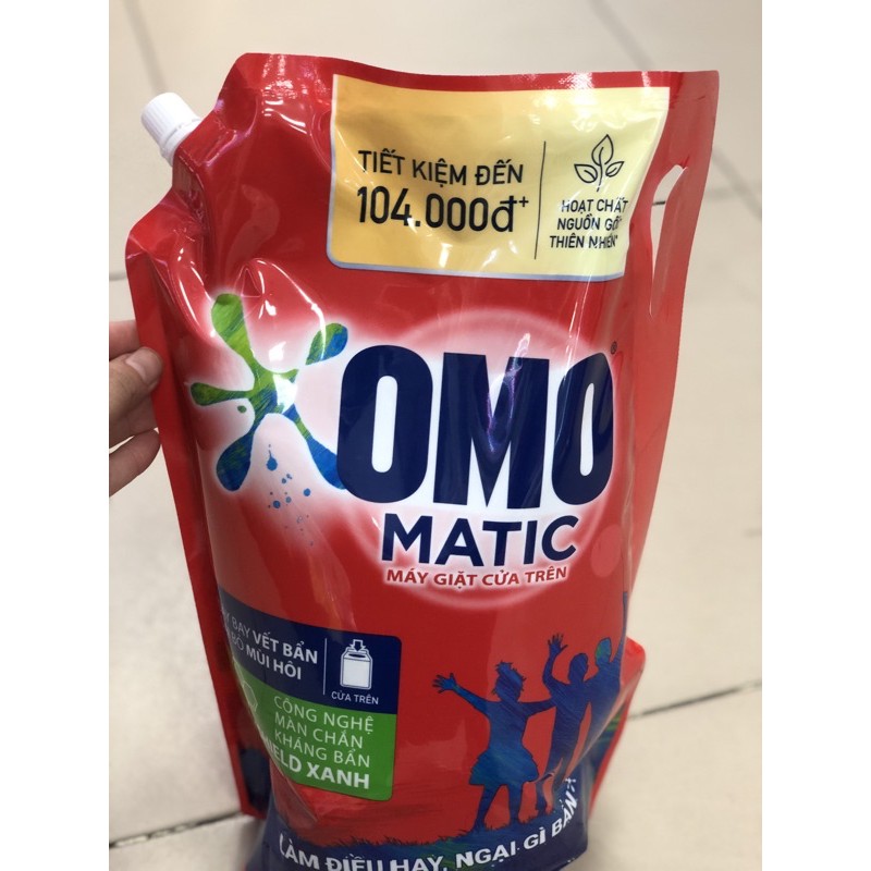 Nước giặt OMO MATIC cửa trên túi 4kg