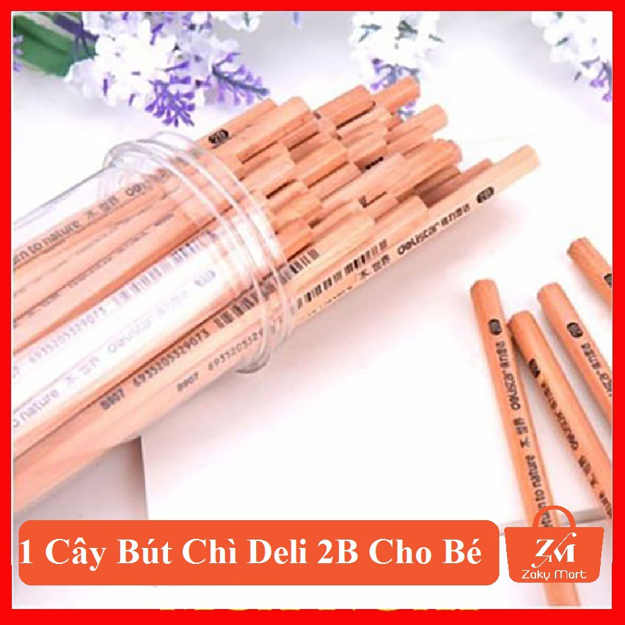 [Ảnh Thật+Video][Loại 1] 1 Cây Bút Chì 2B Deli Cho Bé