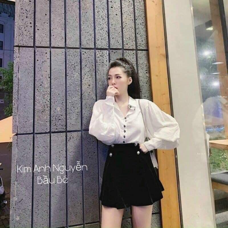 Quần short nữ - Quần short nhung cạp to mềm mịn