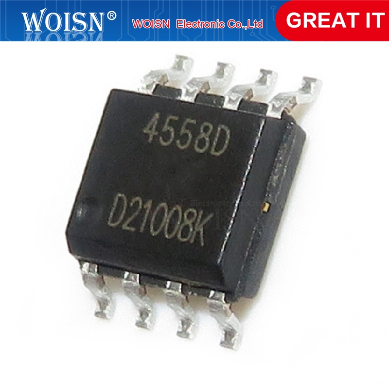 Bộ 20 linh kiện điện tử NJM4558D NJM4558 4558D 4558 SOP-8