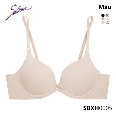 Áo Lót Mút Dày Vừa Nâng Ngực Vừa Mút Vừa Màu Trơn Basic Soft Doomm By Sabina SBXH0005