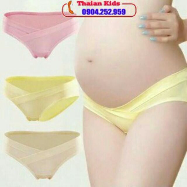 Quần lót bầu cạp chéo cotton loại đẹp💖𝑭𝑹𝑬𝑬𝑺𝑯𝑰𝑷💖Quần lót sau sinh