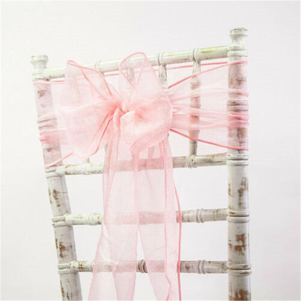 Dây Ruy Băng Đeo Chéo 18 * 275cm Bằng Vải Organza Trang Trí Tiệc Cưới