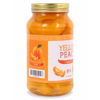 Đào ngâm vàng 680gr Nongwoo Hàn Quốc