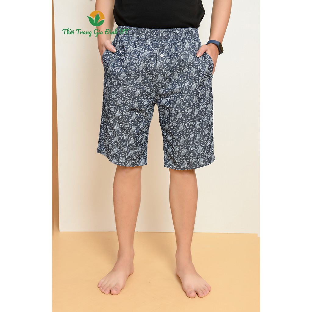 Quần Short Cạp Chun Nam VT Q03.2068 - Chất liệu cotton, mặc thoải mái