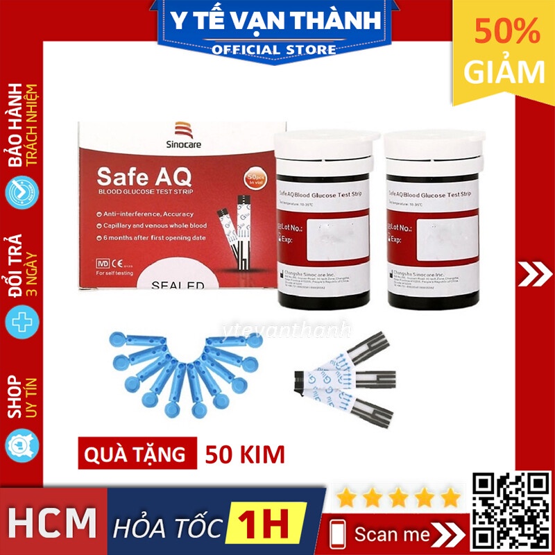 ✅ Que Thử Đường Huyết- Sinocare Safe AQ -VT0345