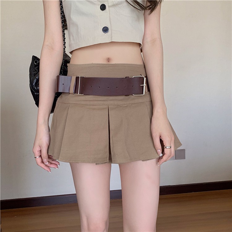 Mới Chân Váy Ngắn Lưng Cao Xếp Ly Phong Cách Hàn Quốc Thời Trang Cho Nữ | BigBuy360 - bigbuy360.vn