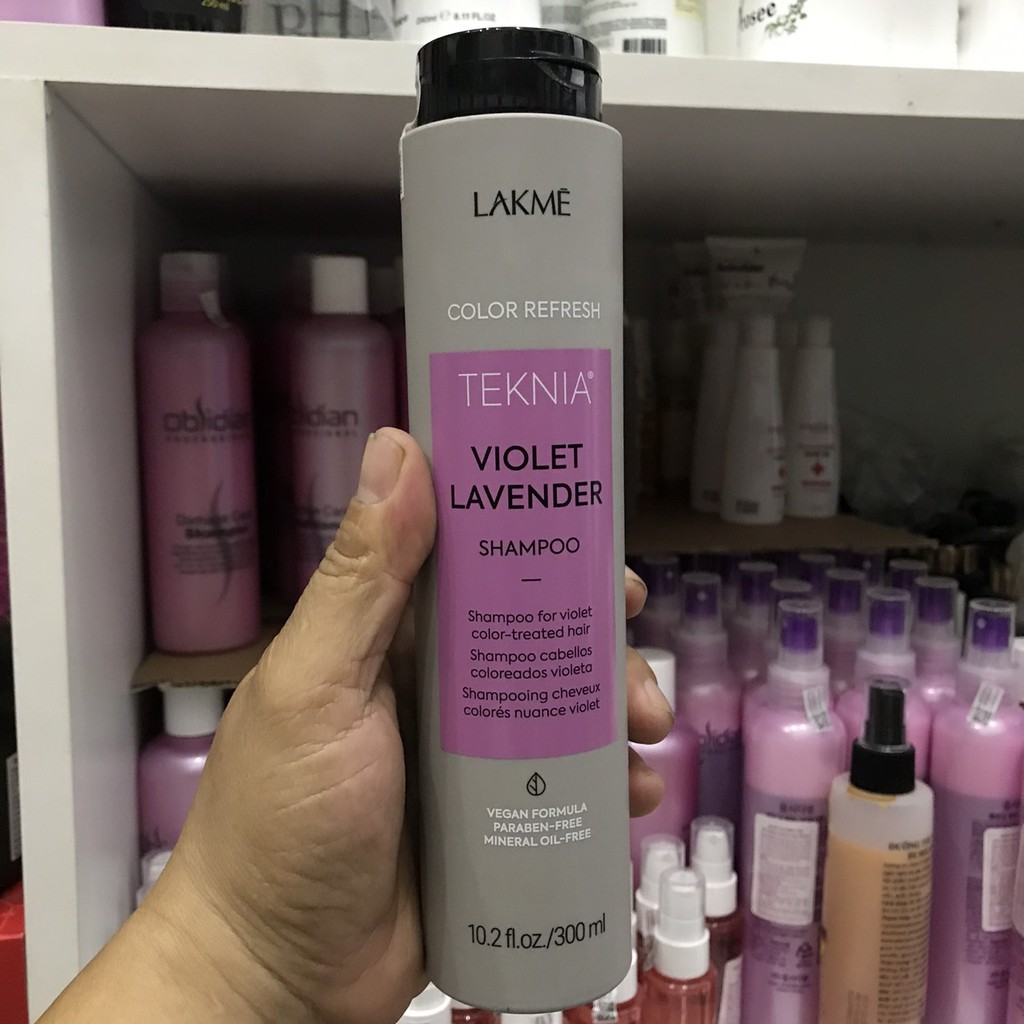 Dầu gội giữ màu dưỡng mềm tóc Lakme Teknia chuyên sâu Spain 300ml