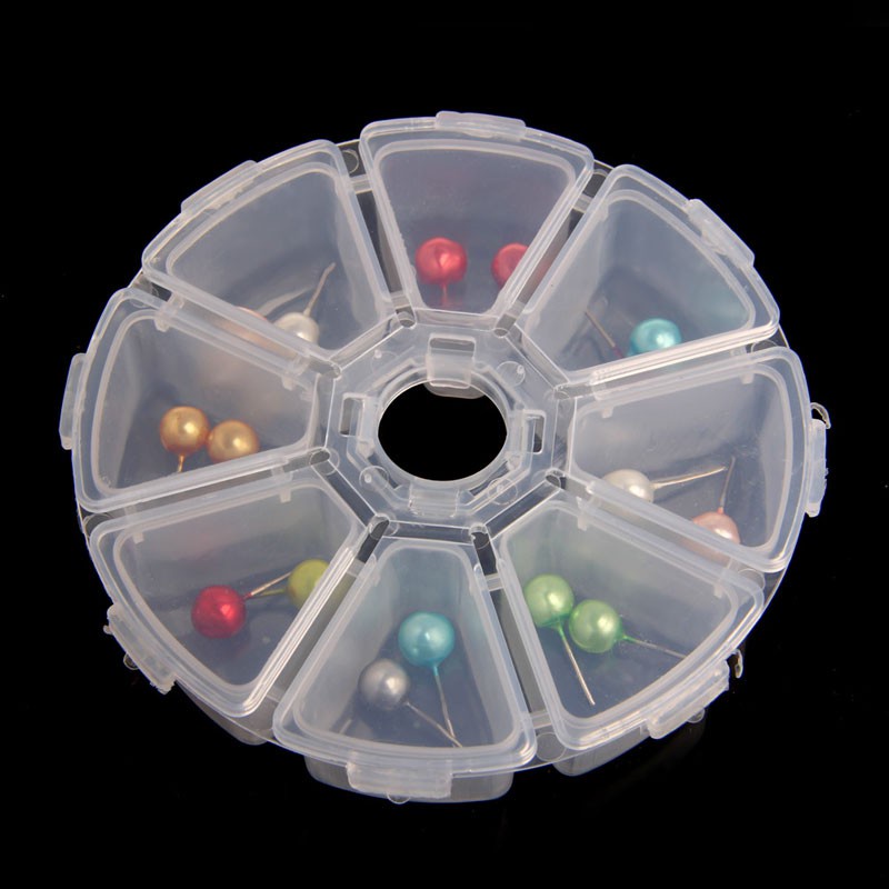 Hộp Nhựa Đựng Trang Sức 8 Ngăn Tiện Dụng Ốp