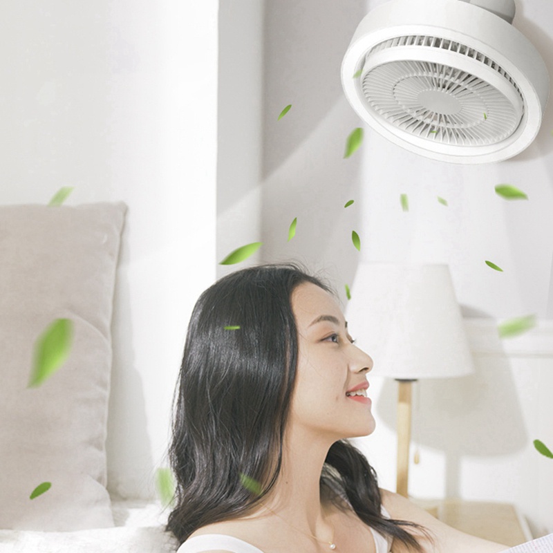 Quạt Treo 360 Độ°Quạt Cắm Trại Để Bàn Có Đèn Tiện Dụng