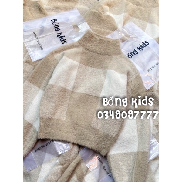 Áo Len Nữ Gingham Kẻ Be Nude | BigBuy360 - bigbuy360.vn