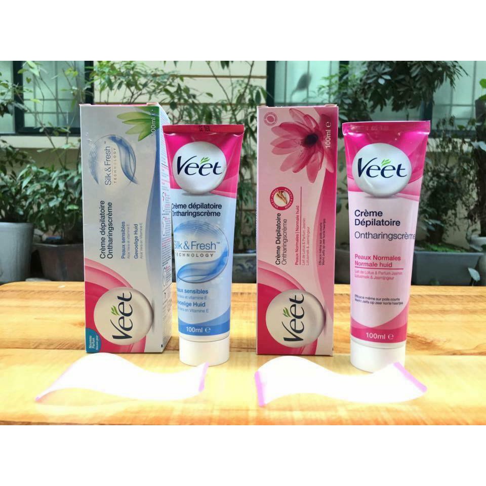 [SUPER SALE] Kem Tẩy Lông Veet Pháp 100ml - Triệt Lông Sau 3 Phút