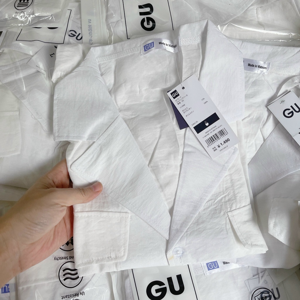 [Mã FAMARAL1 giảm 10K đơn 50K] ÁO SƠ MI GU CỔ VEST 2 TÚI NGỰC