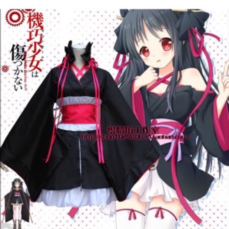 Kimono Nhật hoá trang nhân vật anime dễ thương