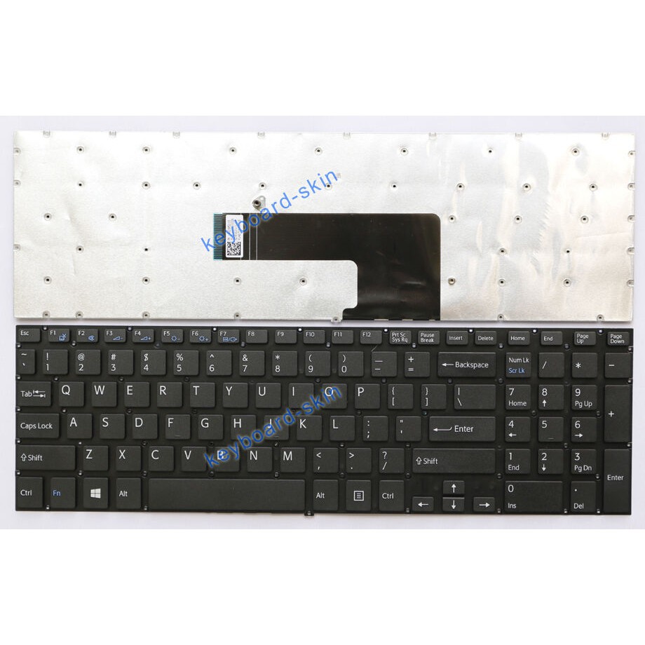 Bàn Phím Laptop SONY Vaio Fit SVF15 SVF152C29M SVF-152C29M SVF152C29L SVF15E ĐEN/TRẮNG