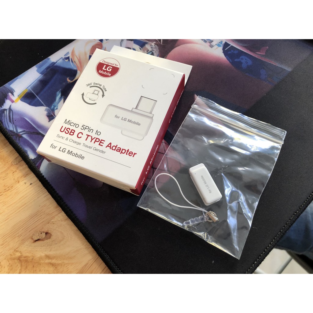 Đầu chuyển Type-C to Micro USB chính hãng LG