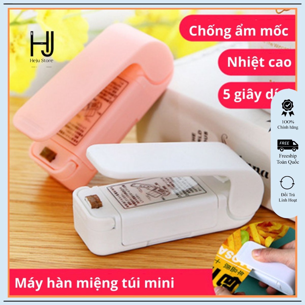 Máy Hàn Miệng Túi Mini, Cầm Tay, Bỏ Túi - Dụng Cụ Hàn Miệng Túi Nilon, Túi Thức Ăn Tiện Lợi
