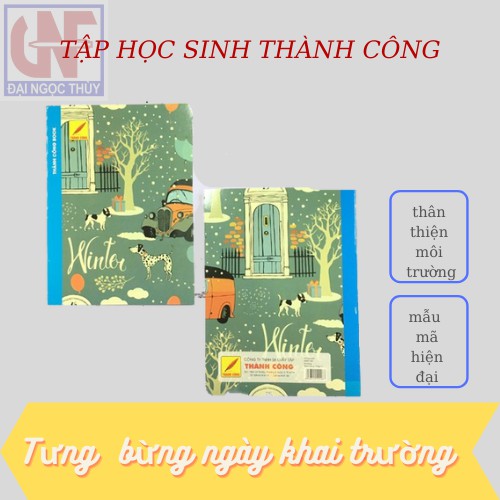 Tập học sinh Thành Công 96 trang giấy trắng mịn viết êm tay hình ngẫu nhiên - Đại Ngọc Thùy shop